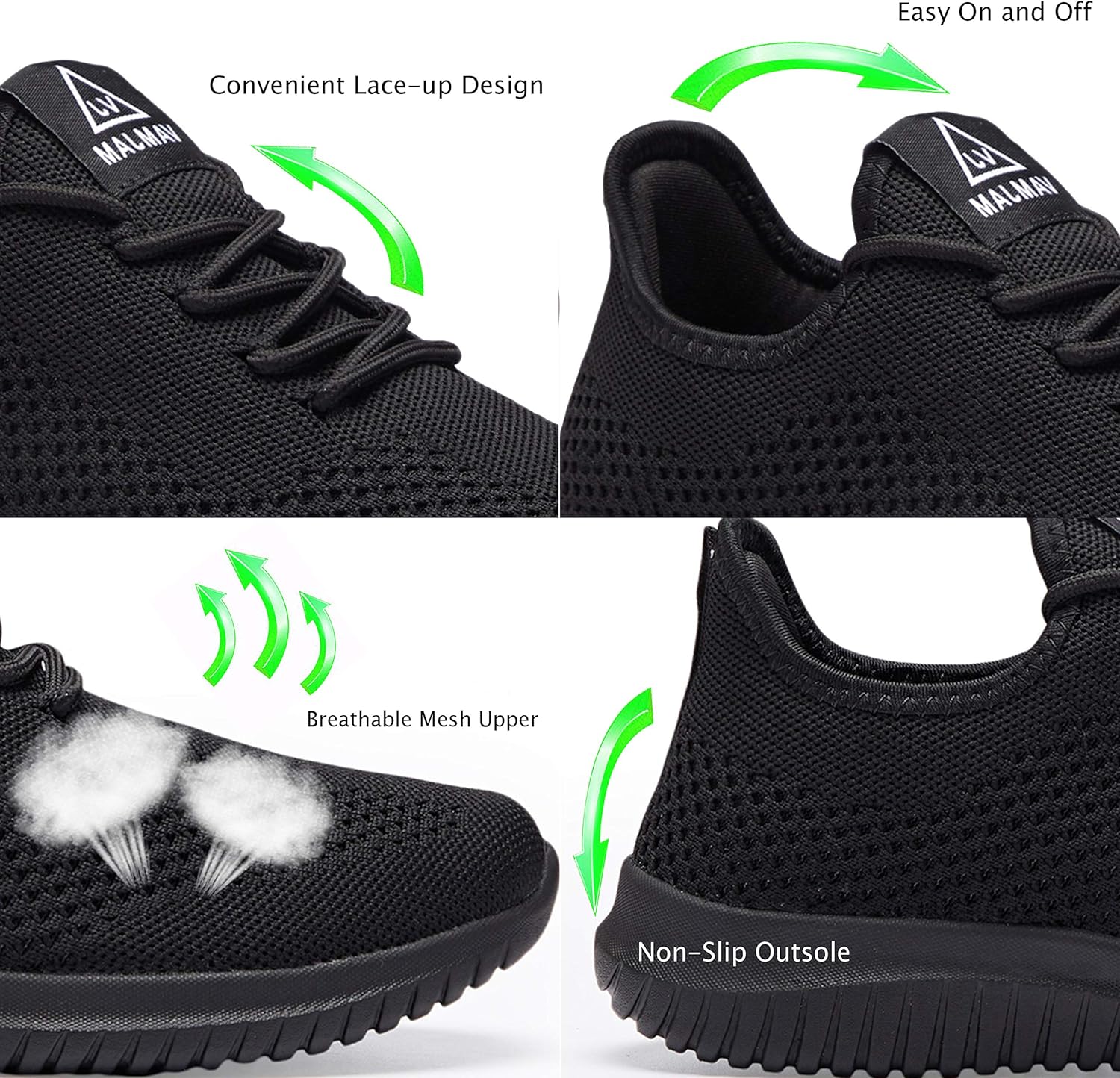 Thumbnail 4 de VAMJAM Men’s Ultra Lightweight Breathable Walking & Running Shoes with Non-Slip MD Sole