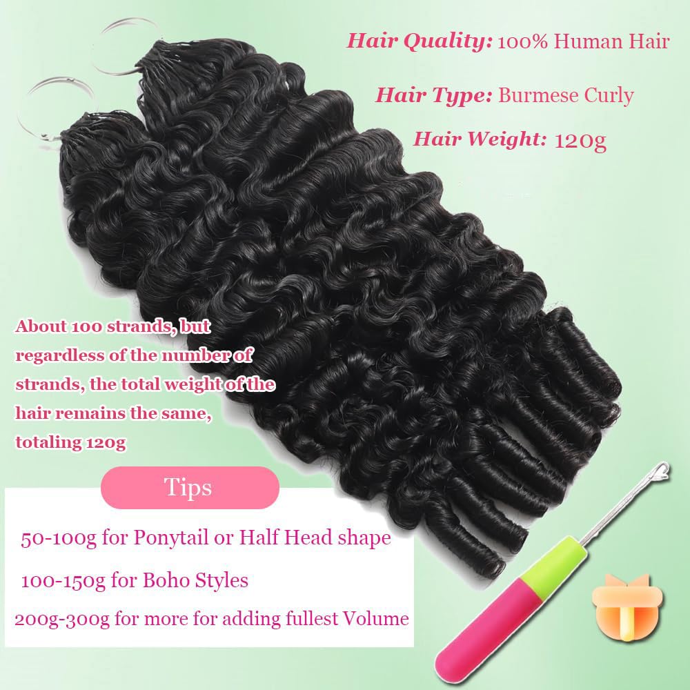 Thumbnail 6 de Miracle Knots Crochet Human Hair, 18-Inch