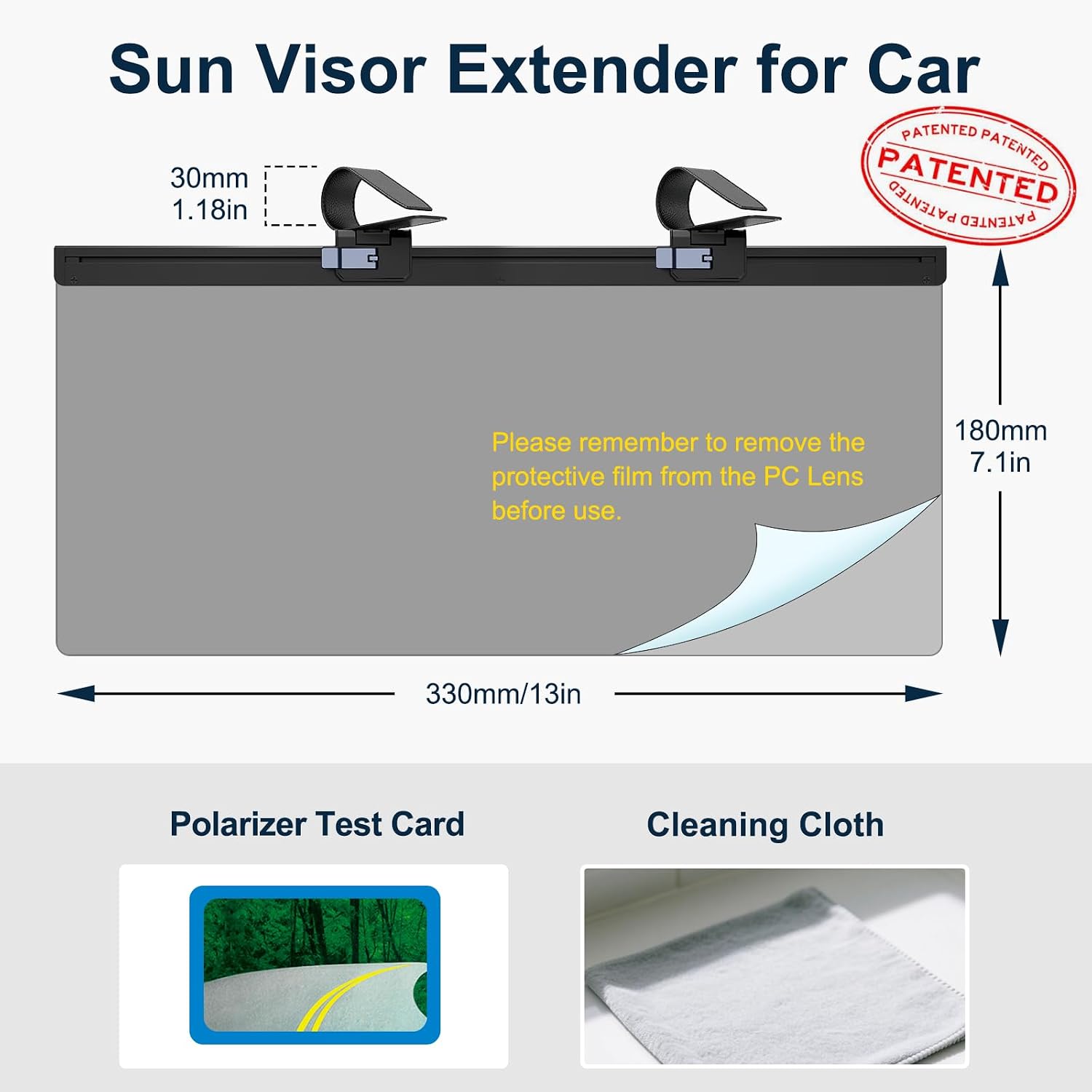 Thumbnail 5 de Veharvim Sun Visor Extender 1 Pack