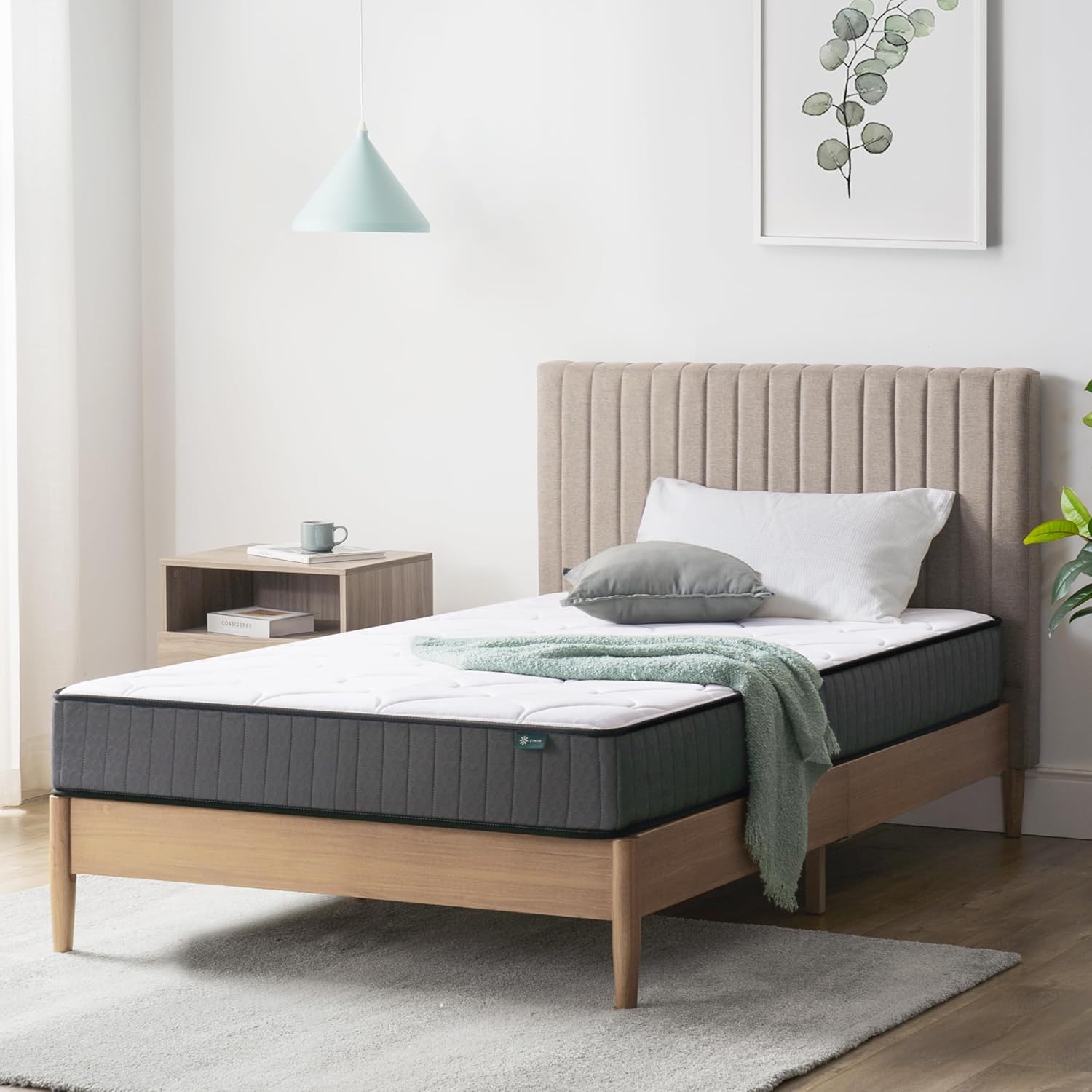 Thumbnail 6 de Zinus Materasso Singolo 80x190 20 cm Hybrid – Memory e Molle