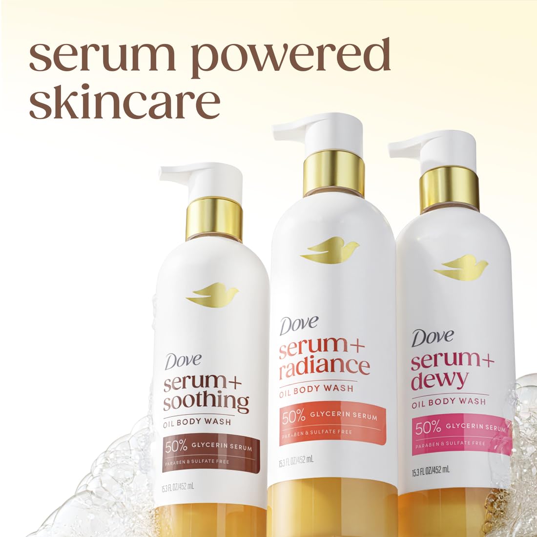 Thumbnail 6 de Dove 011111061682 Serum+ Dewy Shower Oil Body Wash, Coconut & Geranium