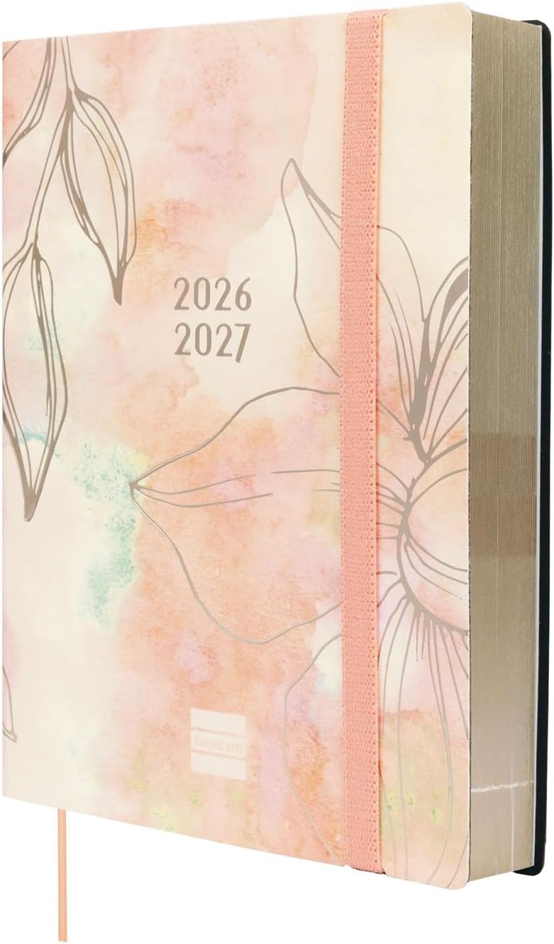 Detalle de Finocam Mara Daily Diary 18–Month – dagkalender, en dag per sida, juli 2026–december 2027