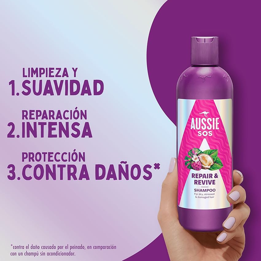 Thumbnail 4 de Aussie SOS Repair Set 💧 Champú, Spray y Mascarilla 300ml