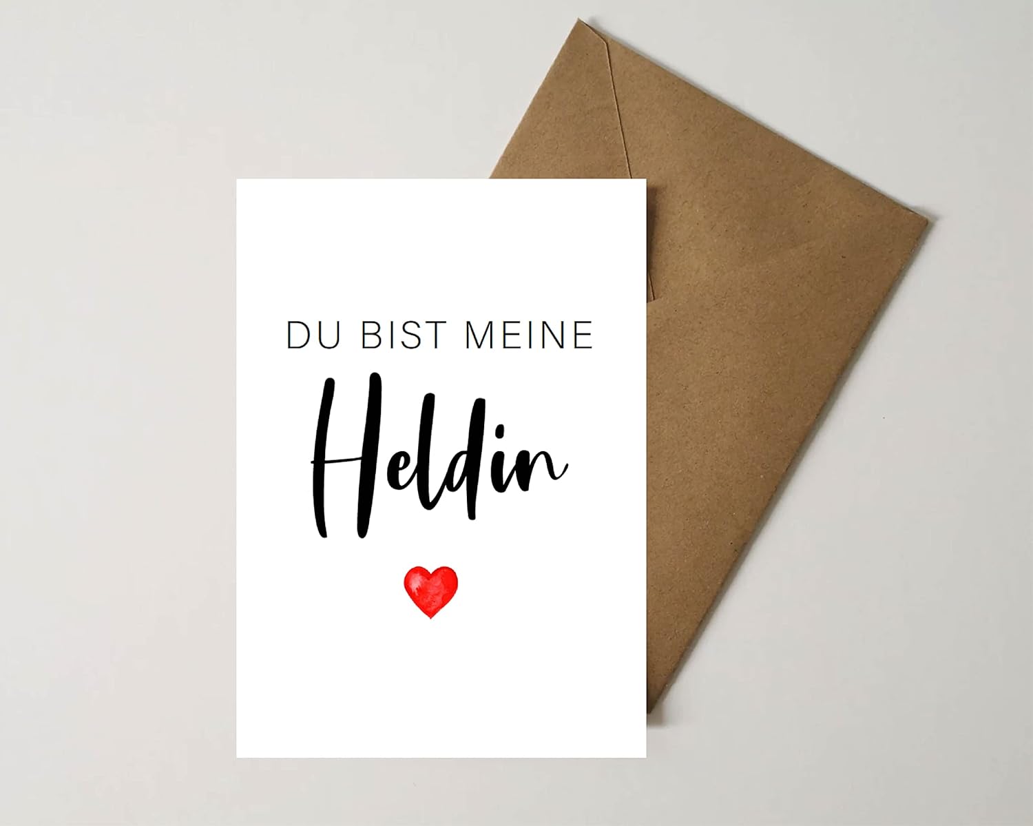 Thumbnail 3 de The Life Barn Postkarte mit Umschlag: Du bist meine Heldin – Dankeskarte für Pflegerinnen und Betreuerinnen