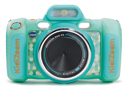 Detalle 2 de VTech Kidizoom Duo FX Aquamarina: cámara infantil 4–12 años con filtros y estudio de cómic