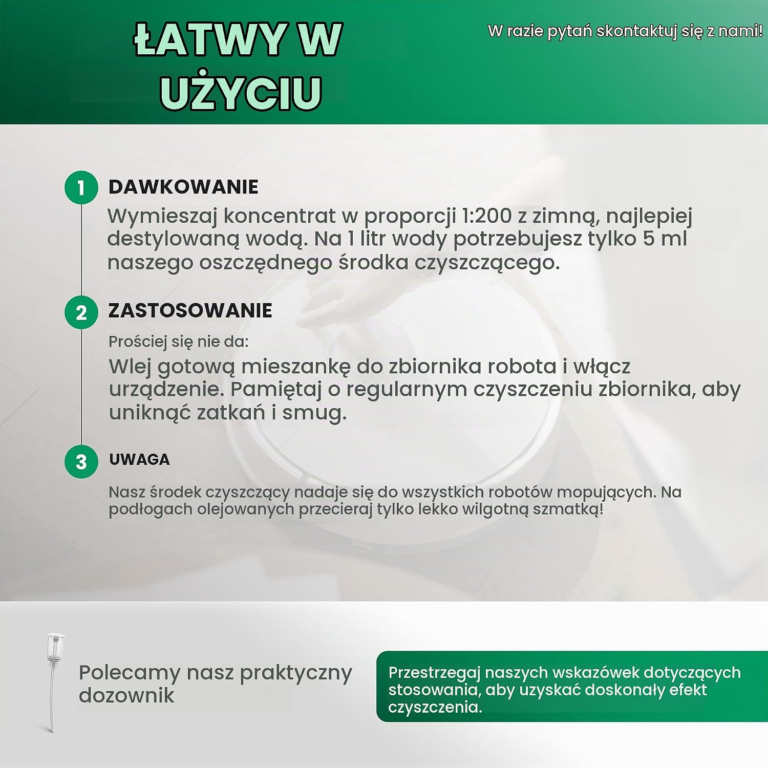 Detalle 2 de BIOHY Środek do robota mopującego, koncentrat niskopieniący, 2 × 1 l