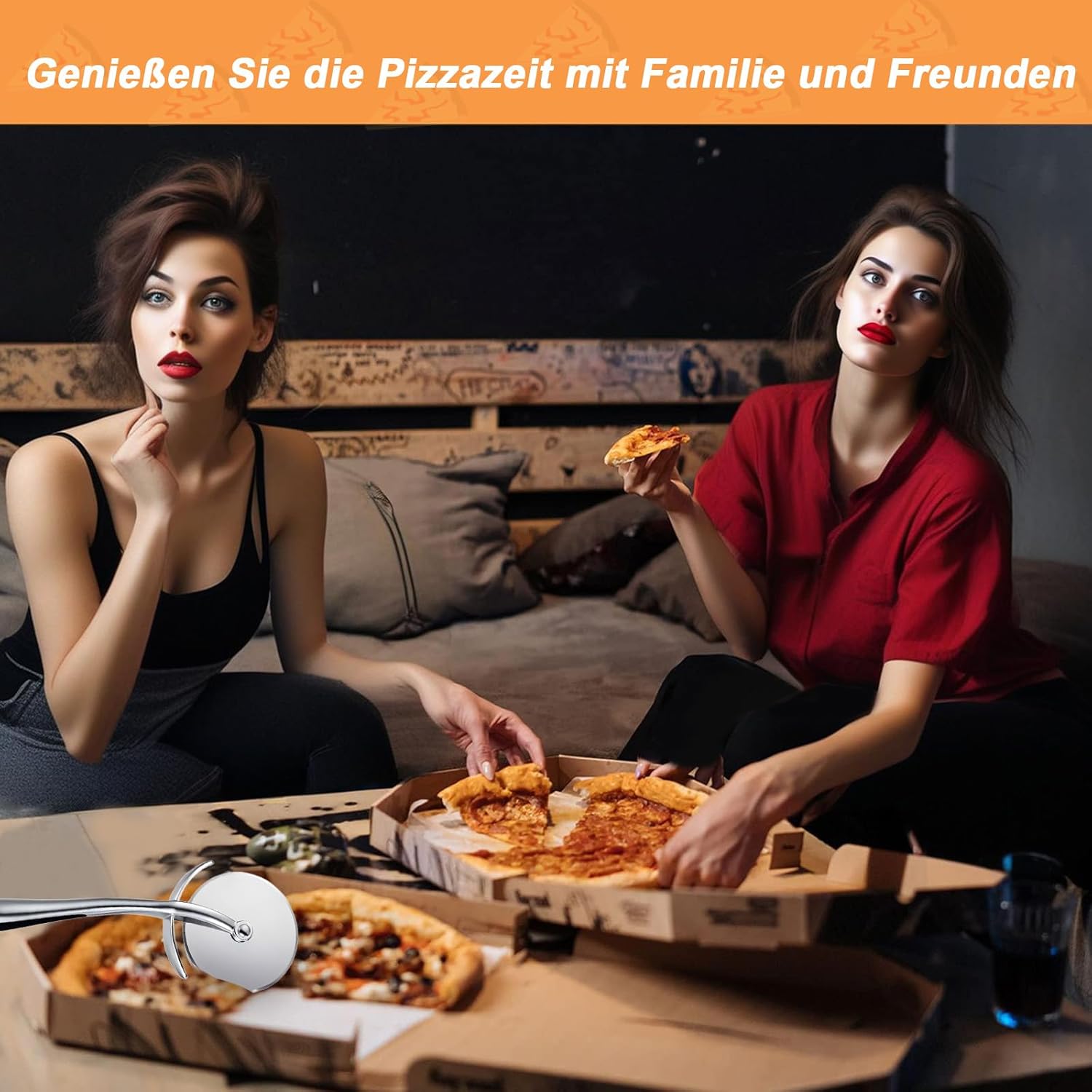Thumbnail 6 de SURFOU Cortador de Pizza🪓, 6,5 cm, Acero Inoxidable, Lavavajillas