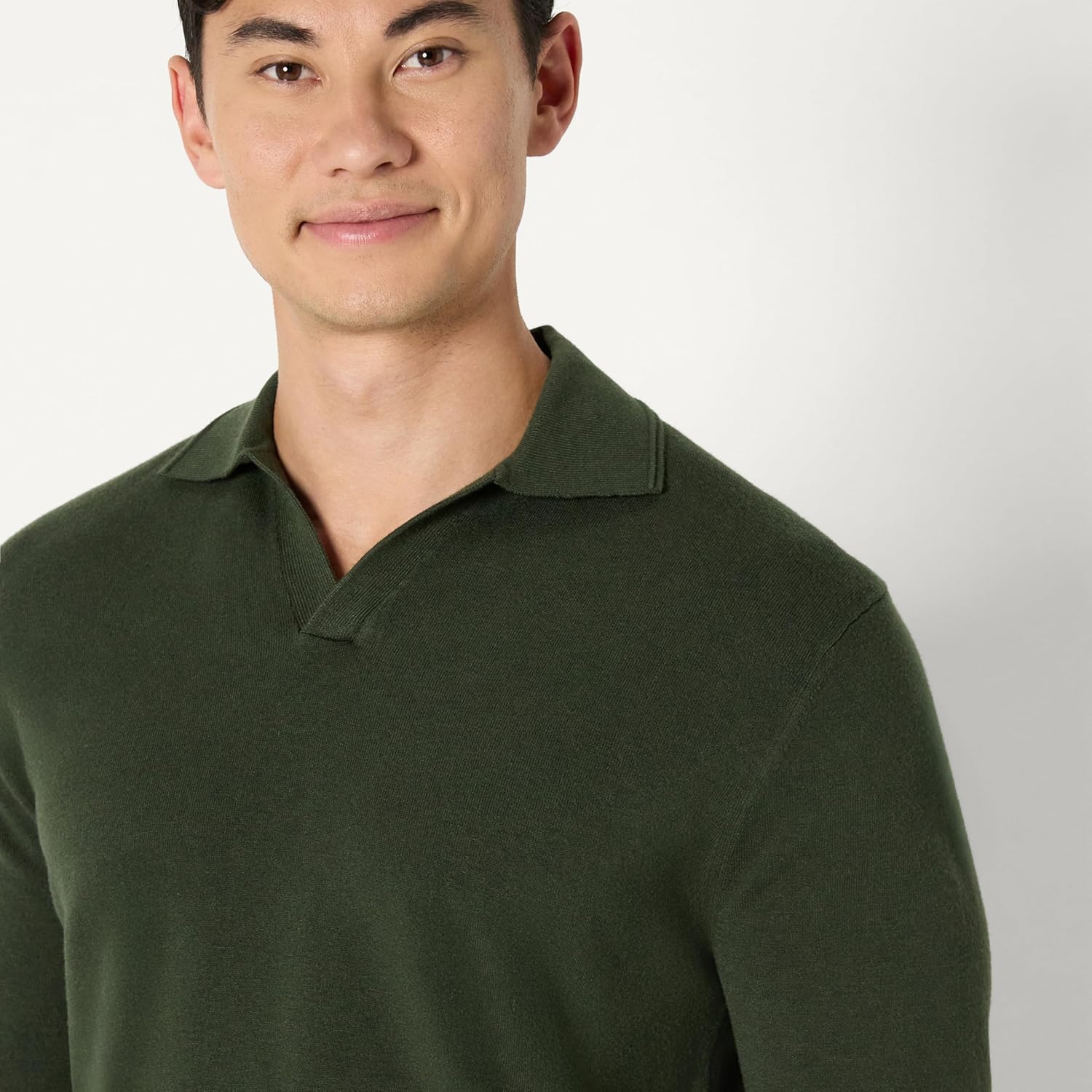 Thumbnail 3 de Amazon Essentials Men's Long Sleeve Regular Fit Knit Polo Jumper