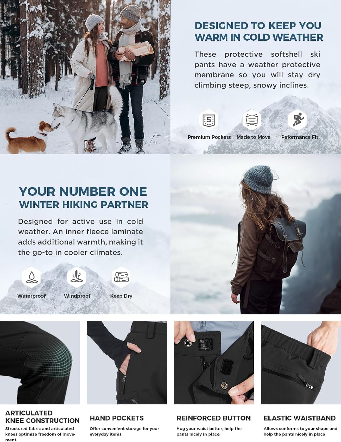 Thumbnail 4 de Wespornow Fleece Lined Hiking Pants