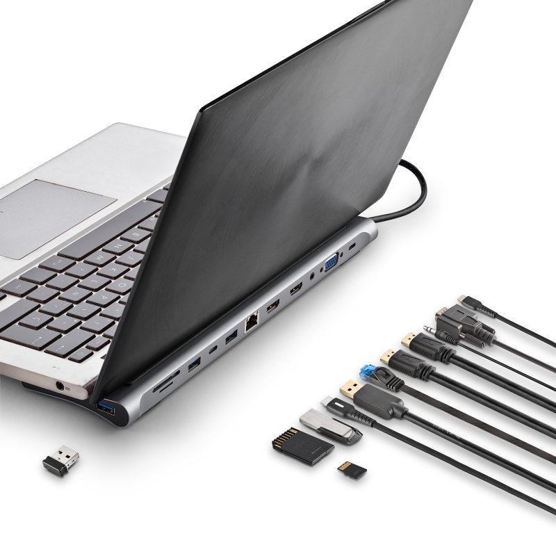 Thumbnail 1 de NGS Wonder Dock 12 Adaptador multipuerto USB-C 12 en 1 PD 60W ⚡