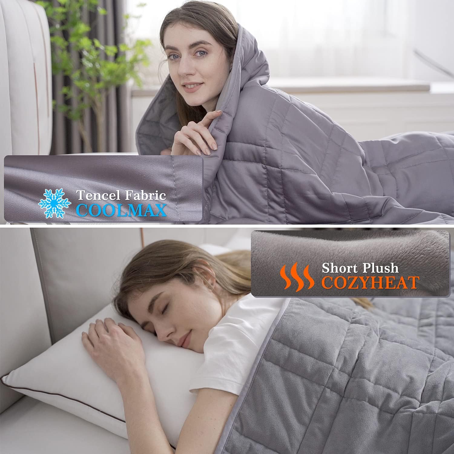 Thumbnail 6 de Reversible Weighted Blanket King Size 25 lbs