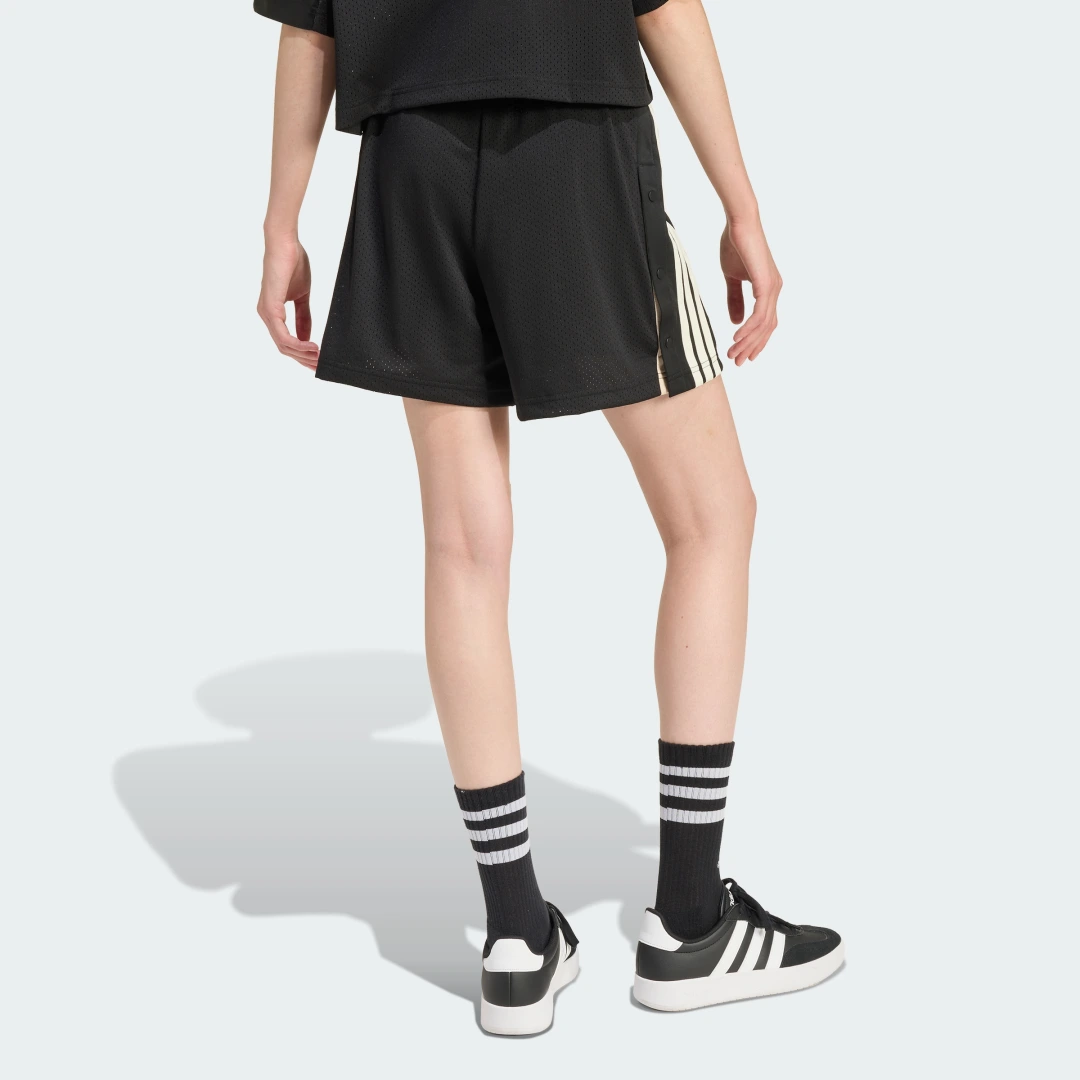 Detalle 2 de Pantalón corto de malla Stadium de Adidas (negro) – comodidad y rendimiento para entrenar