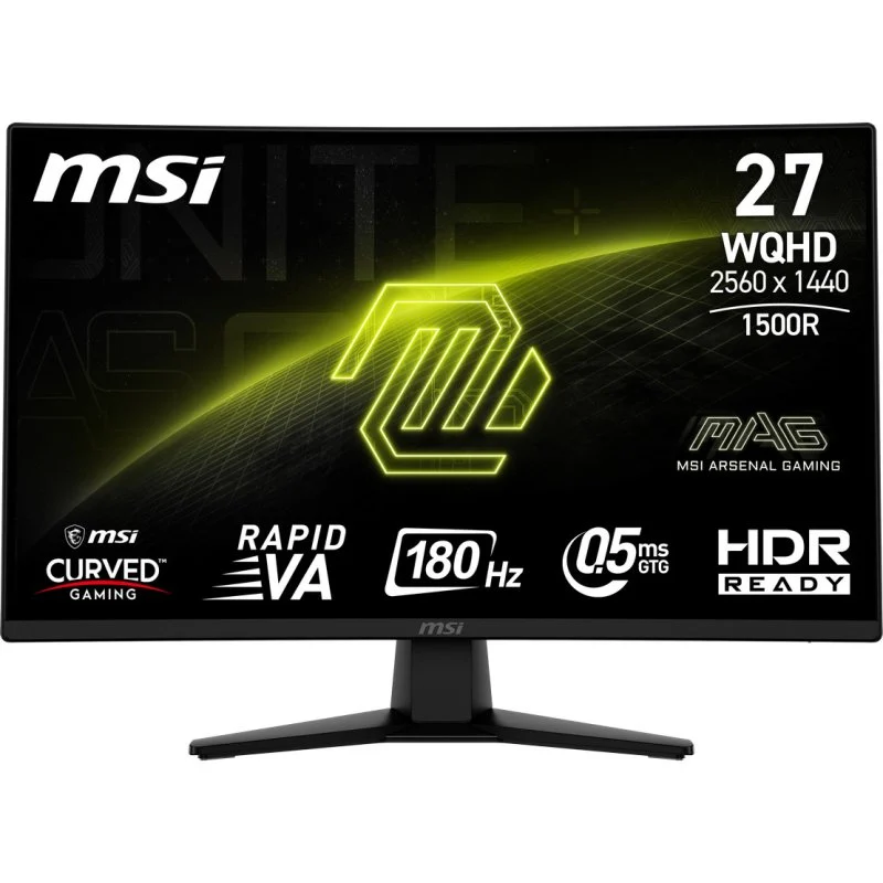 Detalle de MSI MAG 274CQF 27" LED Curva QHD 180Hz Gaming Monitor