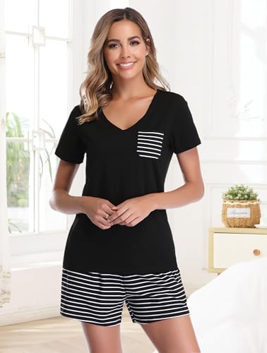 Detalle 2 de Vlazom pyjama femme coton été manches courtes