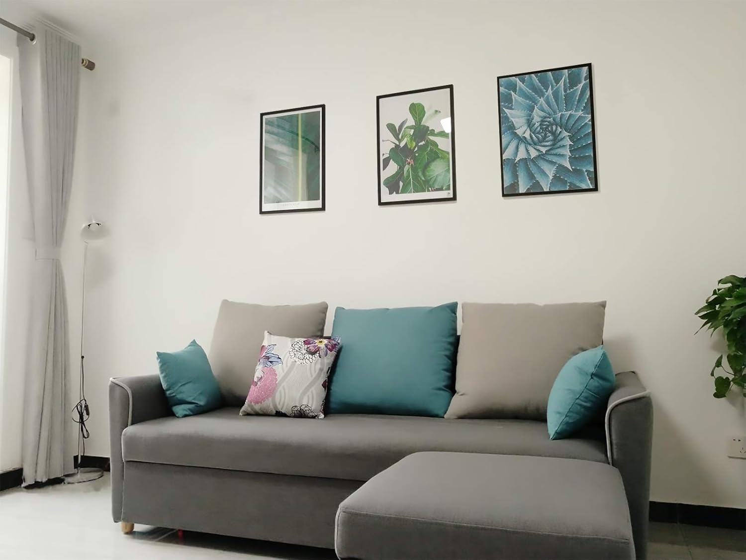 Thumbnail 4 de YEEPHAN Bilderrahmen A3 Schwarz – 3 Stück, Massivholz mit Kunststoffglas, Wandmontage