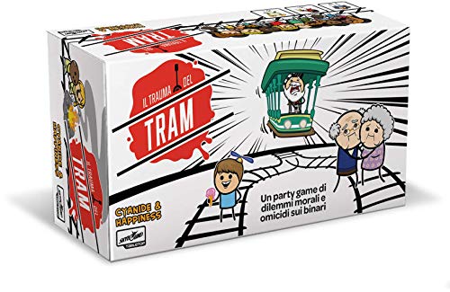 Detalle de Asmodee – IL TRAUMA DEL TRAM – Party Game con Carte da Gioco