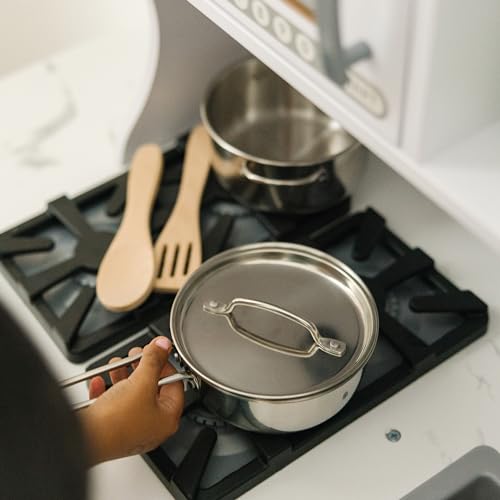 Detalle 2 de Melissa & Doug Juego de Ollas y Sartenes 🍳 Cocina Creativa para Niños