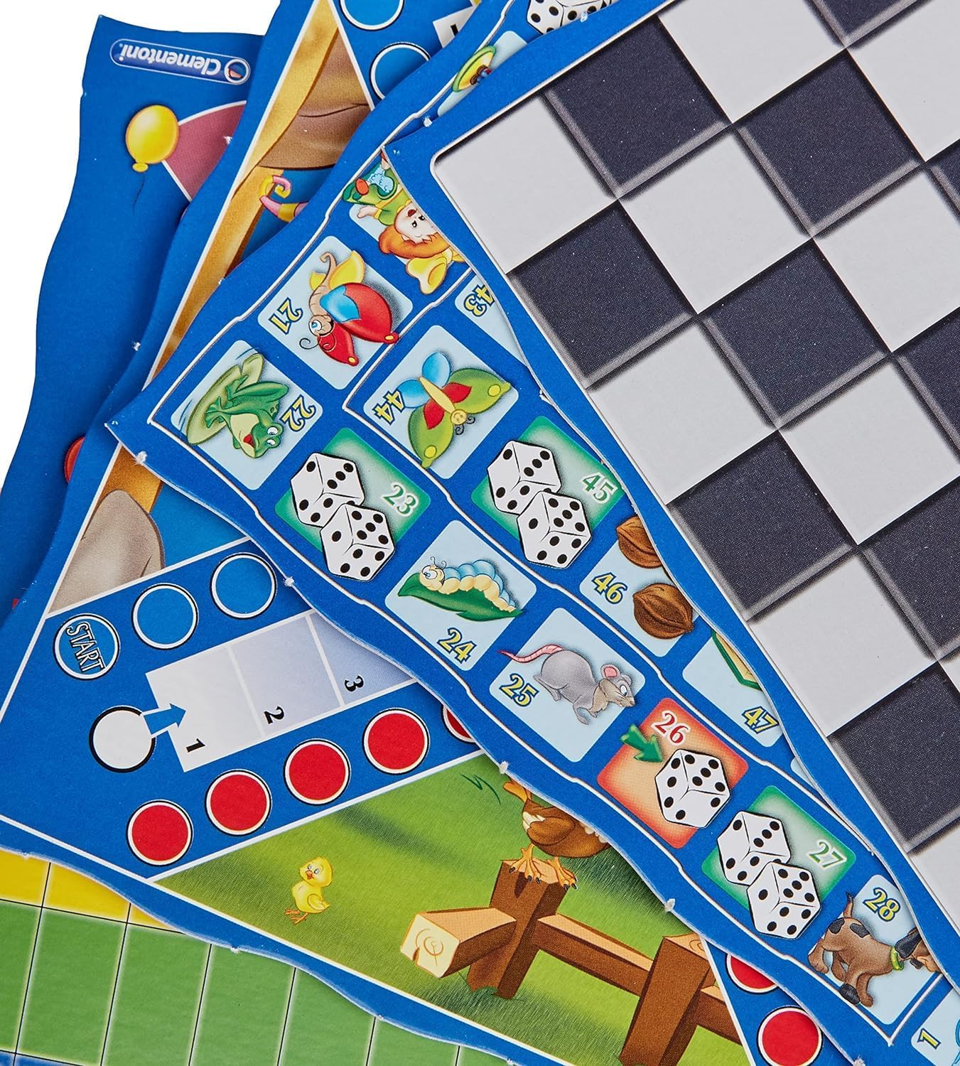 Thumbnail 4 de Clementoni 50 Jeux Classiques pour Enfants dès 4 ans – Coffret multi-jeux de société compact