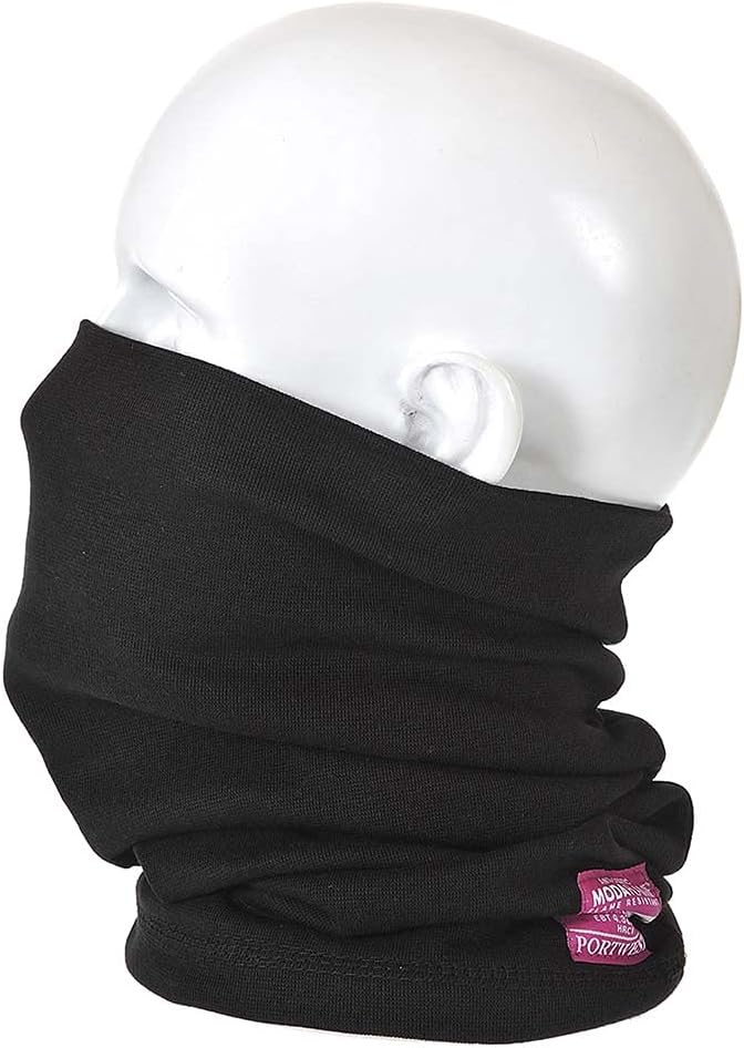 Portwest FR19BKR col tube de cou anti-statique FR noir (UPF 50+)