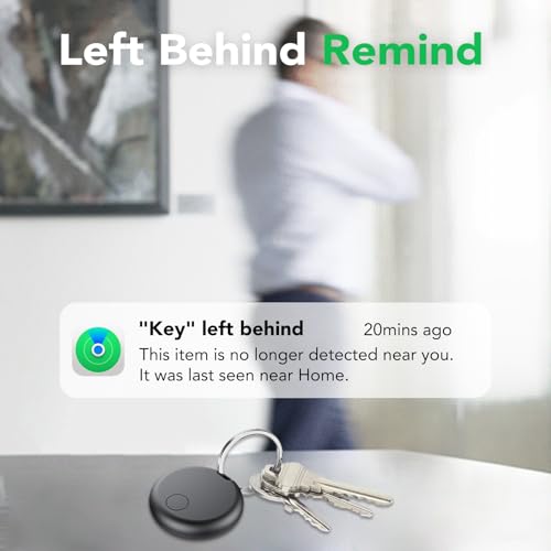 Detalle de Smart Tracker Tags 4 Pezzi di aowoka per Apple Find My: localizzatore Bluetooth IP67 con batteria sostituibile