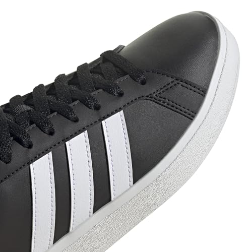 Thumbnail 5 de adidas Grand Td Lifestyle Court: zapatillas casual para mujer con cierre de cordones y suela de goma cosida (Core Black/Cloud White)