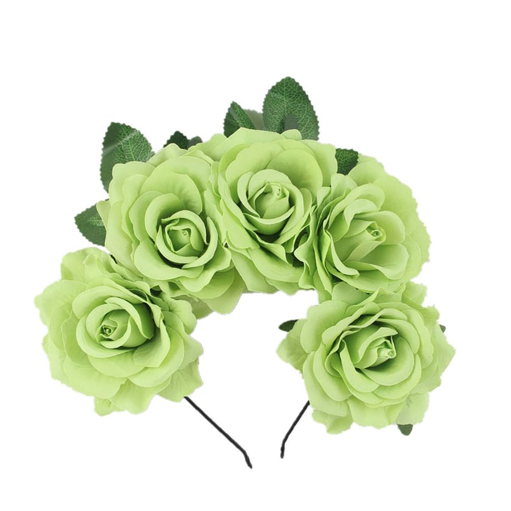 Detalle 2 de Lofruiin Women's Rose Flower Headband