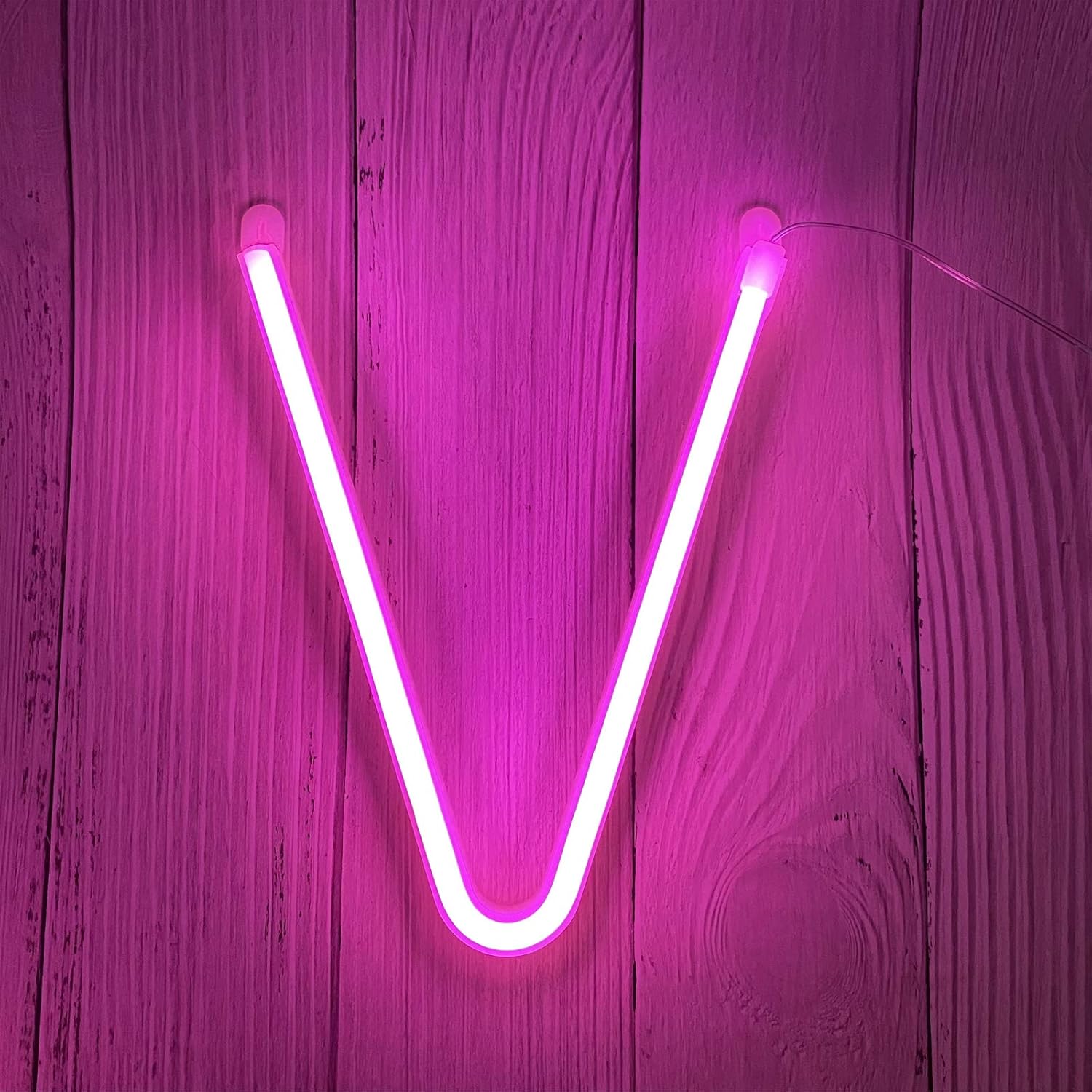 Thumbnail 6 de DWOOKE LED Letter Lights – Pink Neon Signs (A–Z) for Weddings, Parties and More
