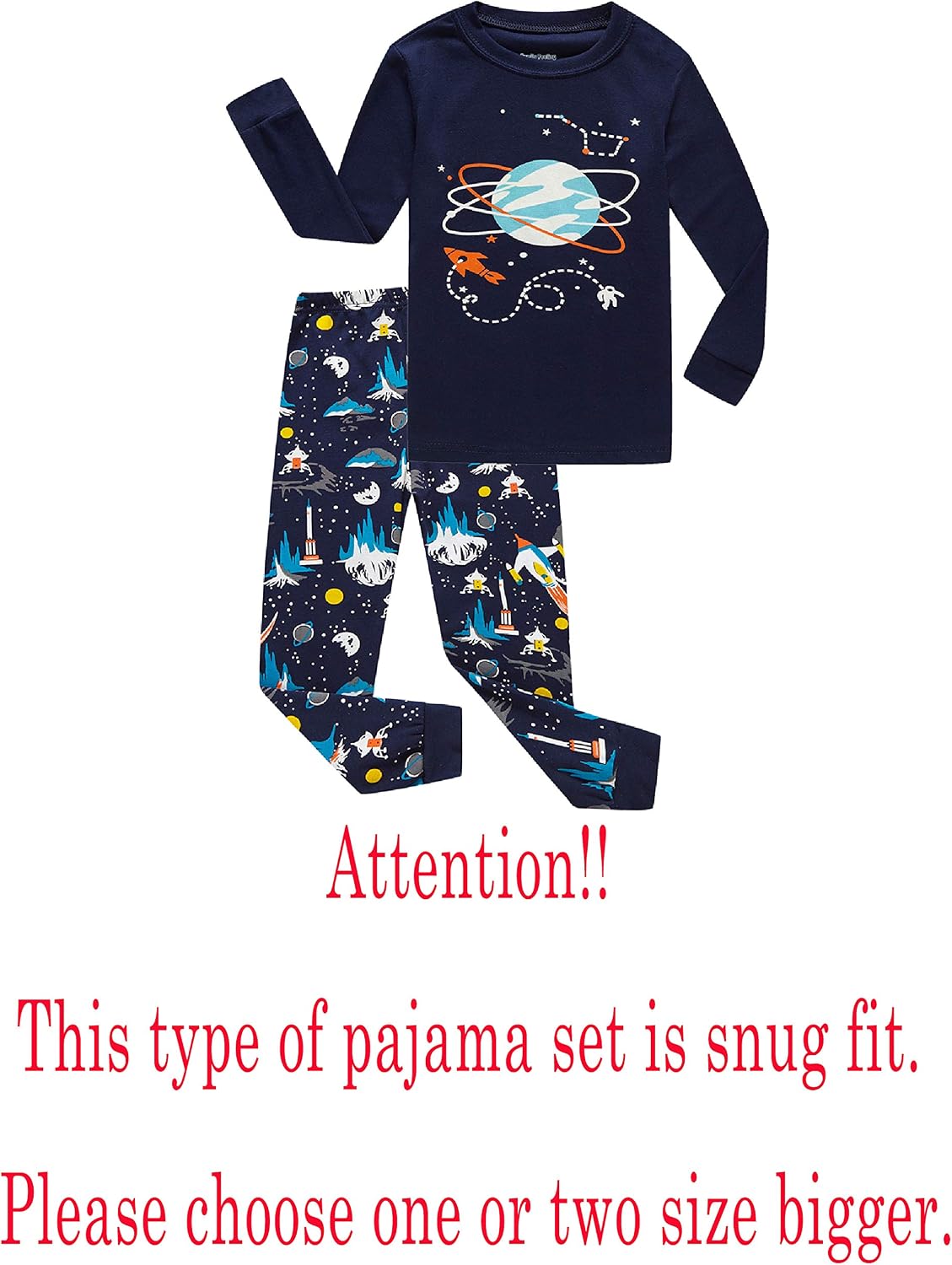 Detalle 2 de Family Feeling Kids Pajama Set 100% Cotton