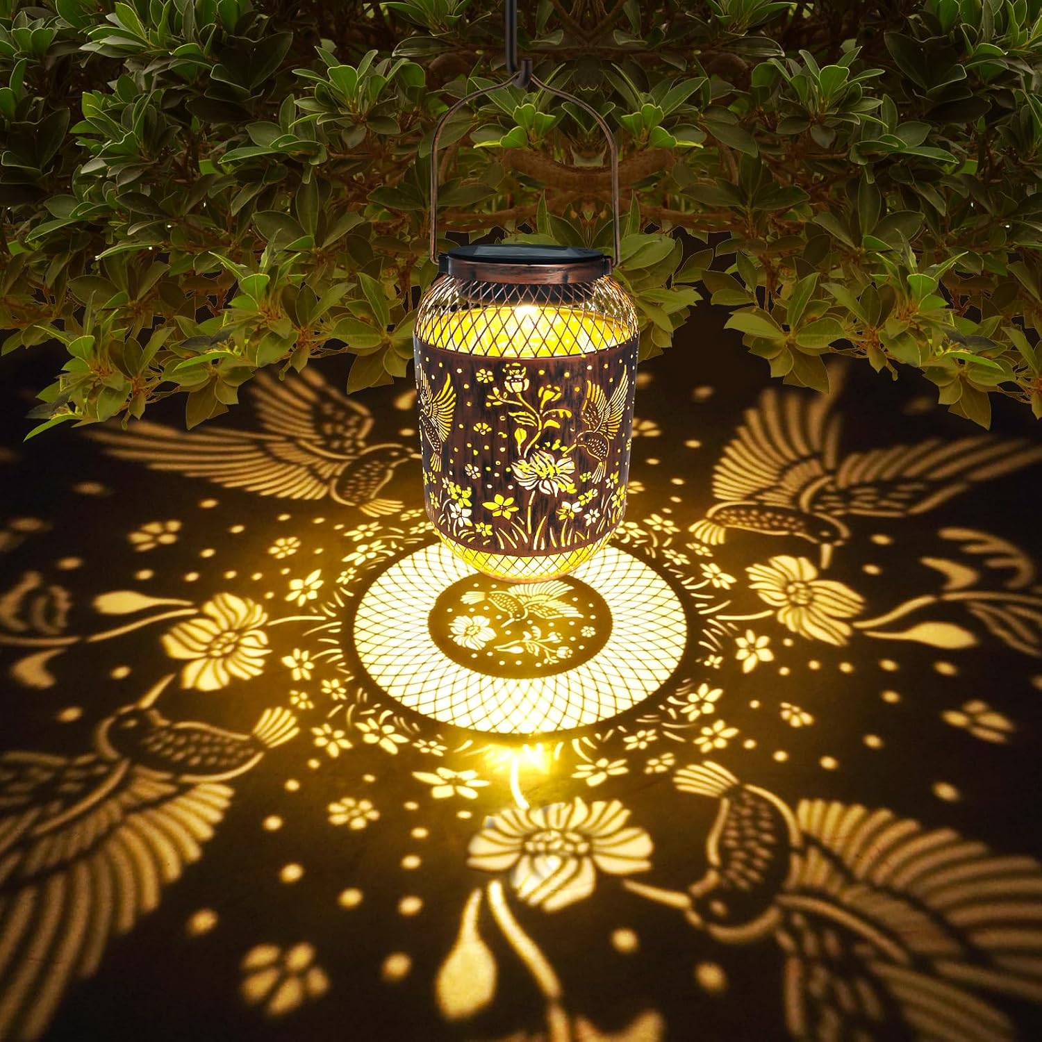 Detalle 2 de Hummingbird Solar Lantern Outdoor decor