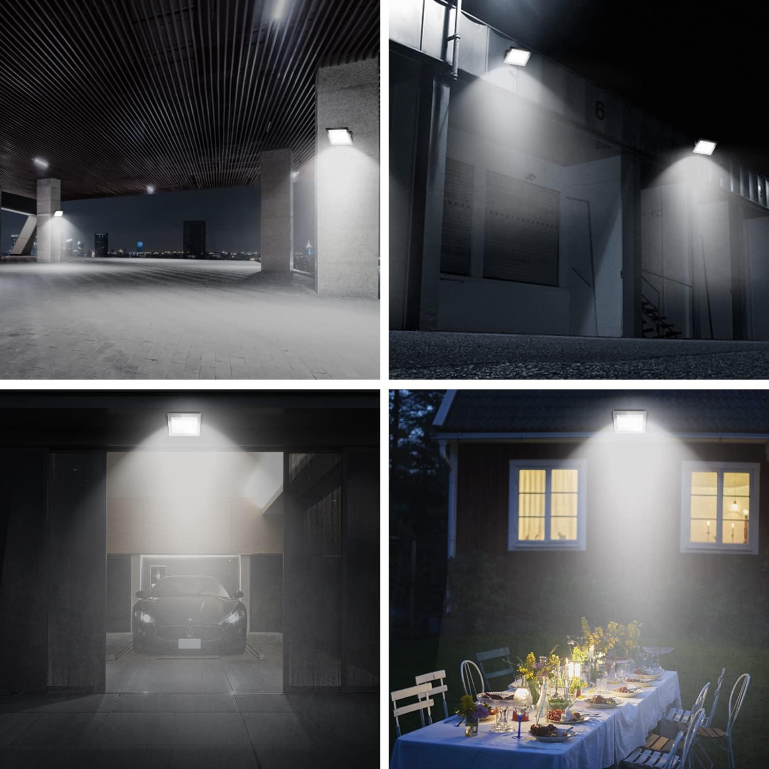 Thumbnail 6 de Aigostar faretto LED da esterno 50W bianco freddo IP65 (5400 lumen, 6500K) per cortile, giardino e garage