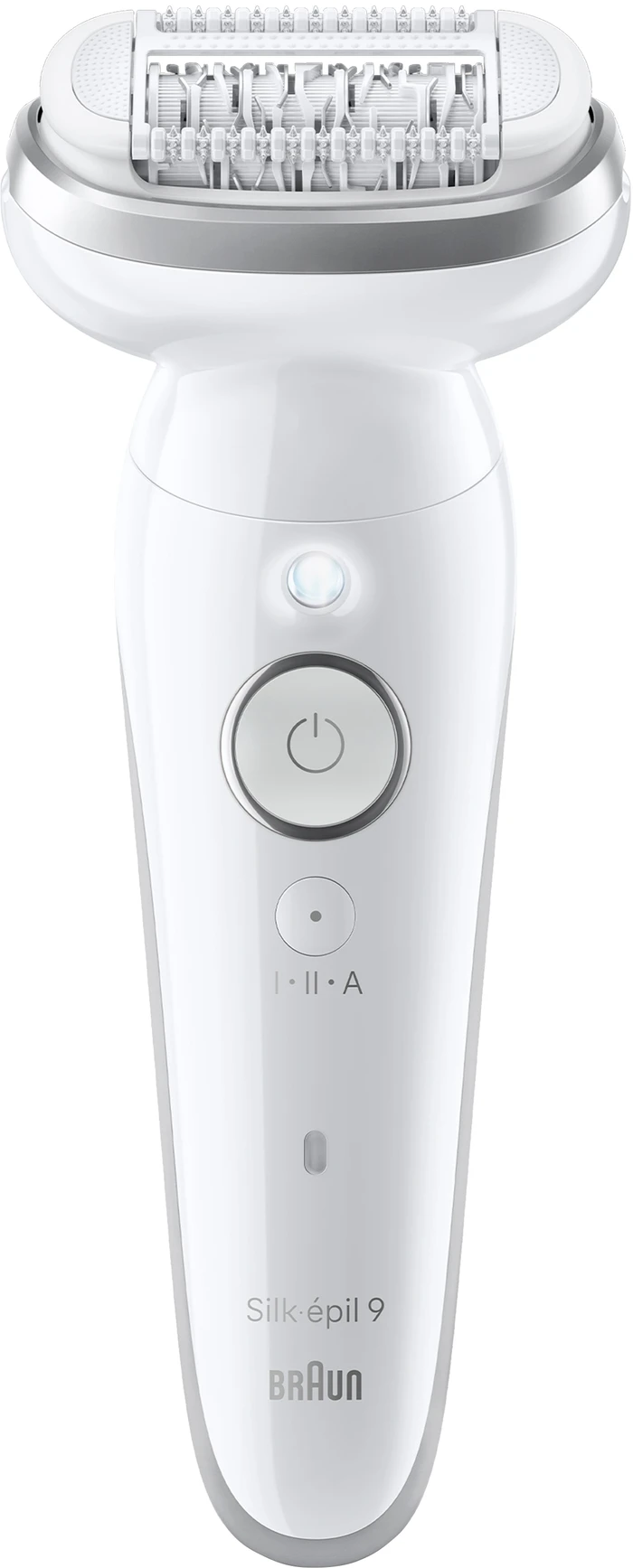 Detalle de Braun Silk-épil 9 9-061 Silber – Präzise Epilation mit Peelingbürste