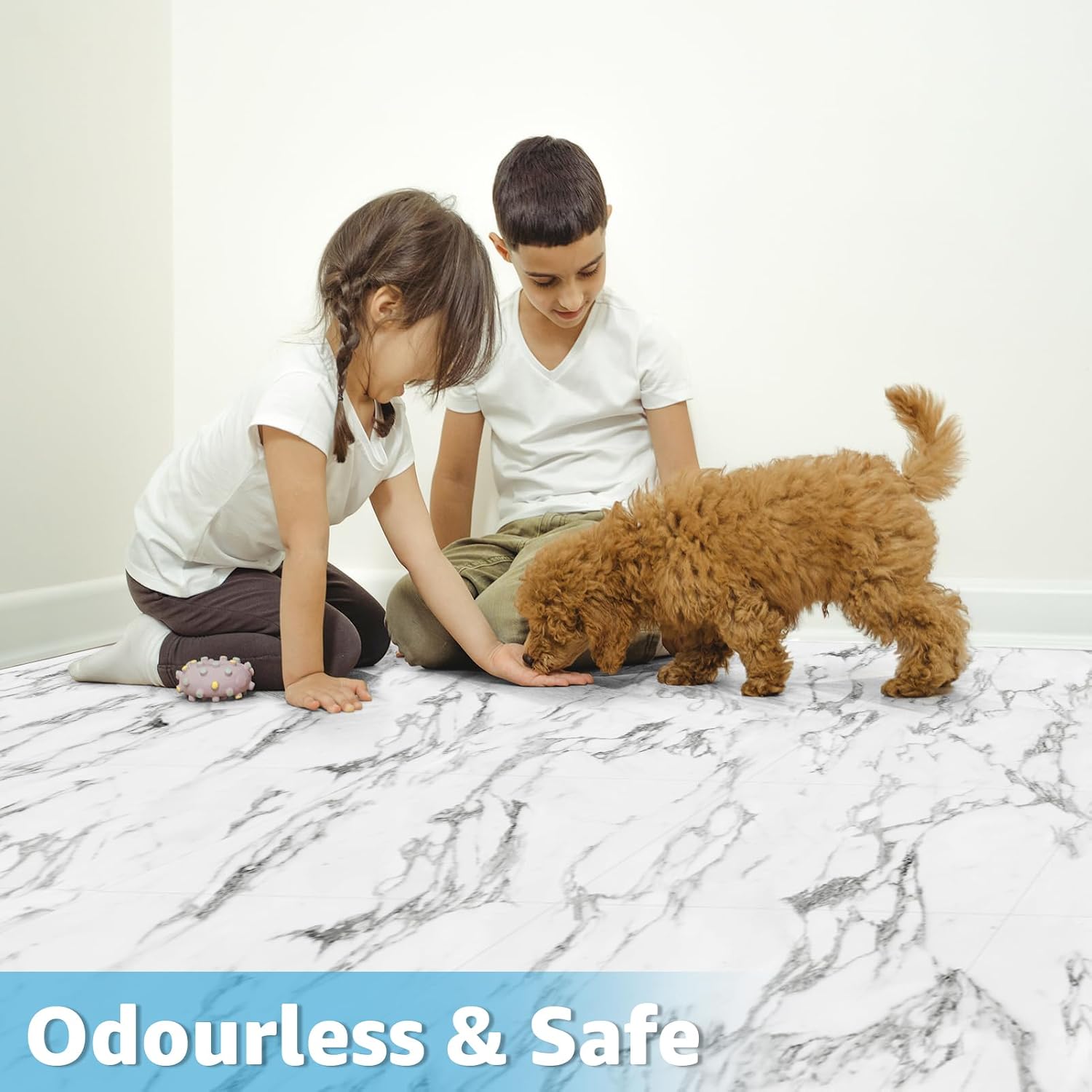Thumbnail 6 de Art3d Vinyl Floor Tiles 12 x 12 in
