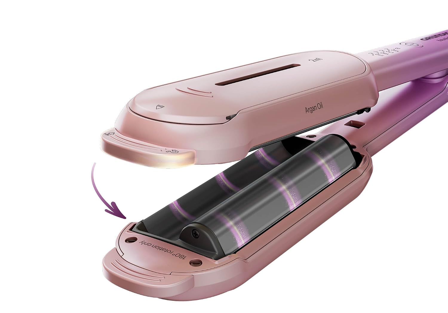 Detalle de GRUNDIG HS 8331 BotanikaTwist 2in1 Hair Styler 🎀