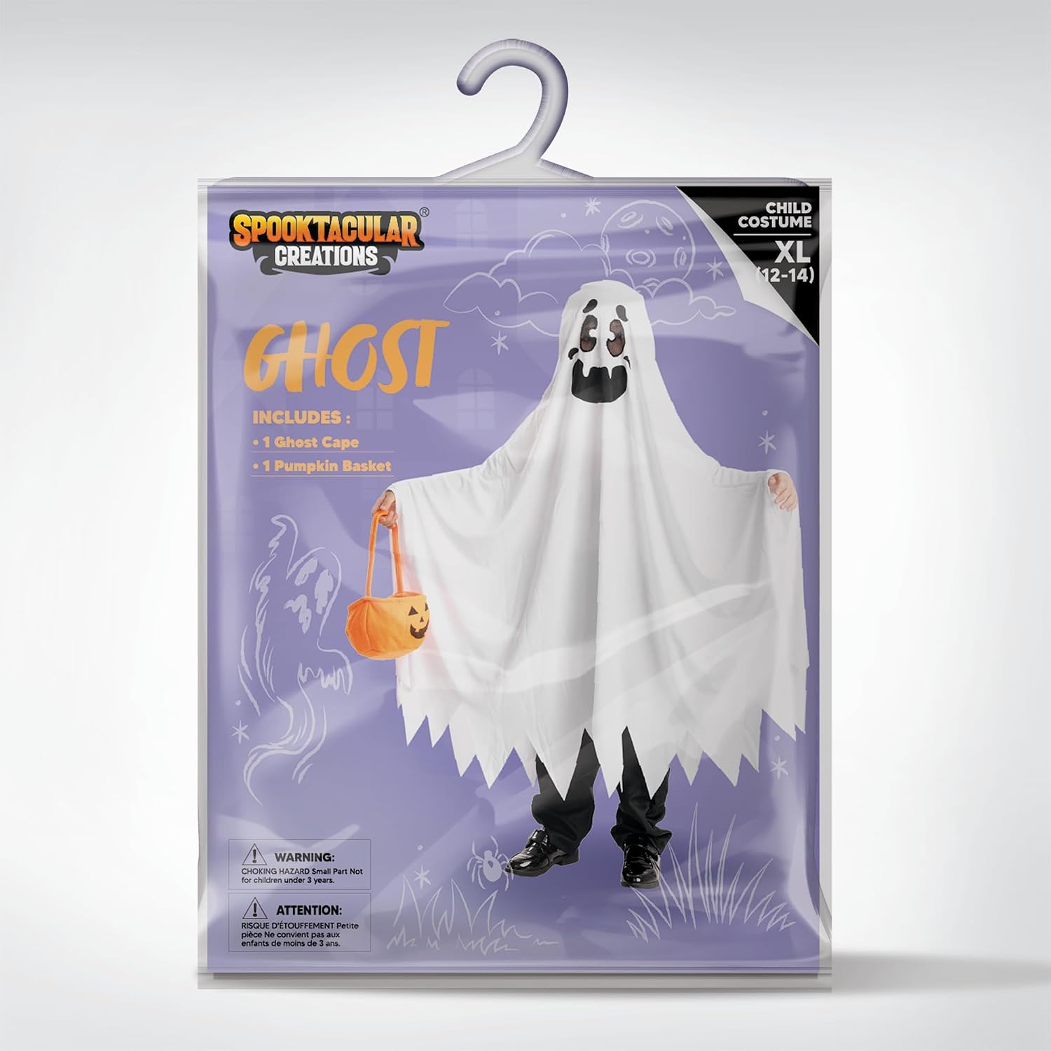 Thumbnail 5 de Spooktacular Creations Kids' Ghost Costume, Polyester
