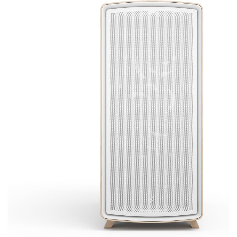 Detalle 2 de Fractal Design Summit Chalk White TG Clear Tint: caja ATX/EATX con panel de cristal y refrigeración de alto rendimiento