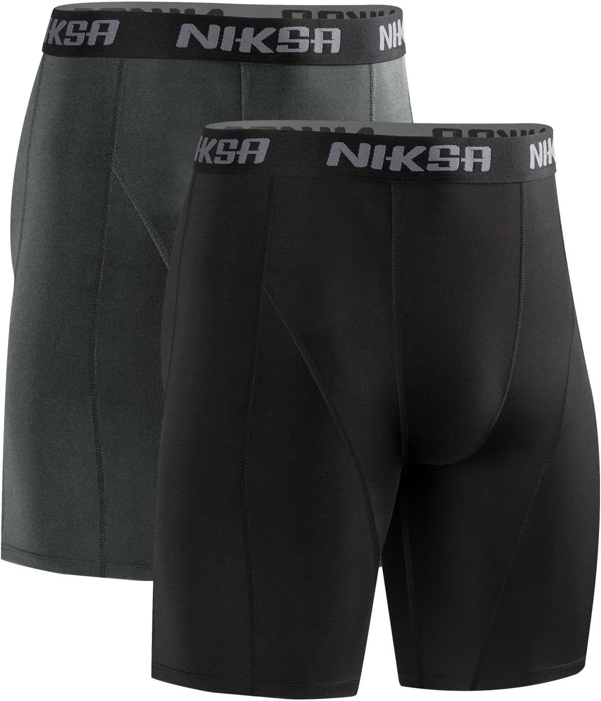 Thumbnail 6 de Niksa Compression Shorts Men (2 Pack) – Anti-Chafing Base Layer for Cycling, Running and Gym