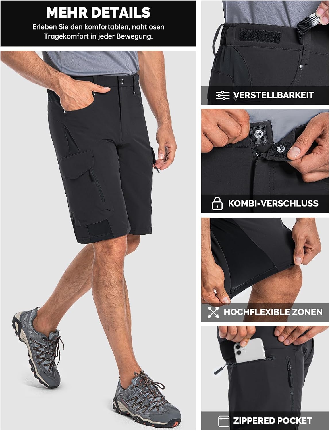 Thumbnail 6 de Cycorld MTB Hose für Herren, 6 Taschen