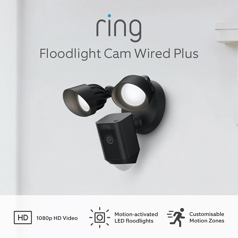 Detalle de Ring Floodlight Cam Wired Plus 1080p