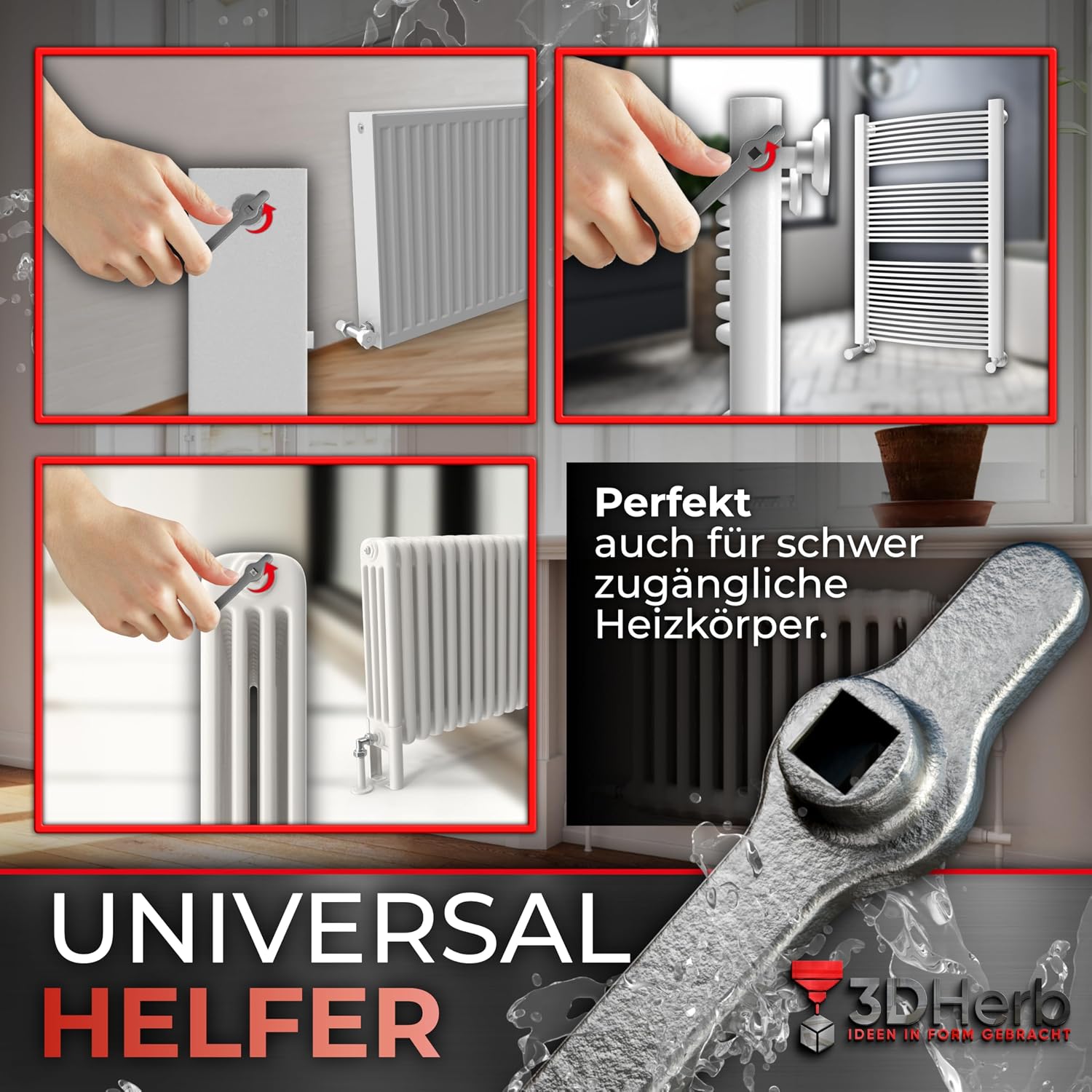 Thumbnail 3 de 3DHerb Entlüftungsschlüssel Edelstahl 5x5 mm