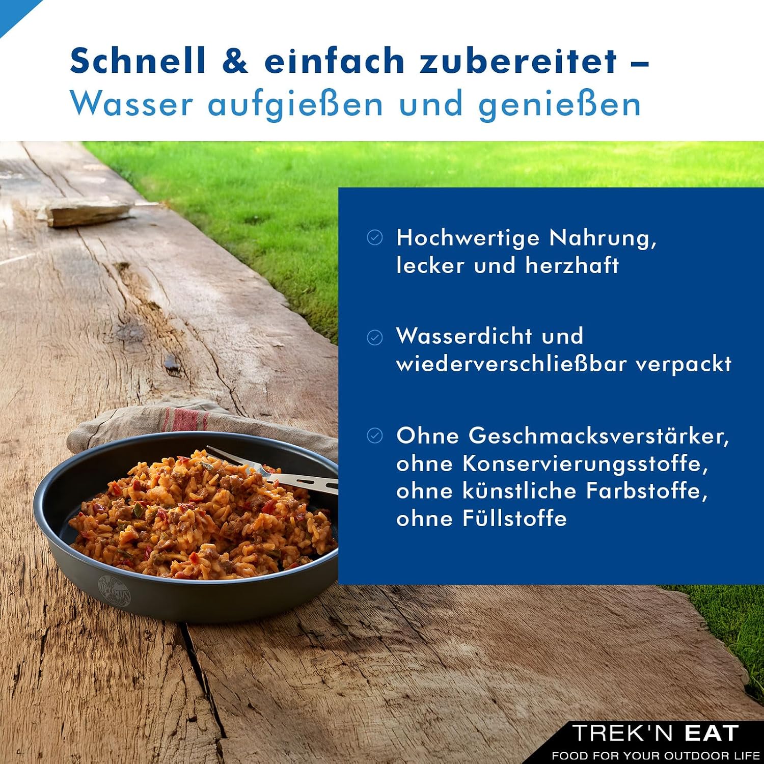 Thumbnail 3 de Trek'n Eat Reispfanne „Balkan Art“ – schnelle Mahlzeit mit paprikawürze und Kräutern