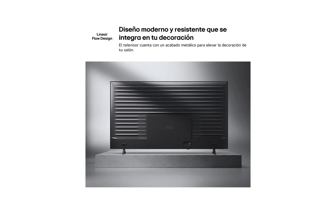 Detalle de LG Nano 75NU8E0B3LA: Smart TV 4K UHD de 75" (2026)