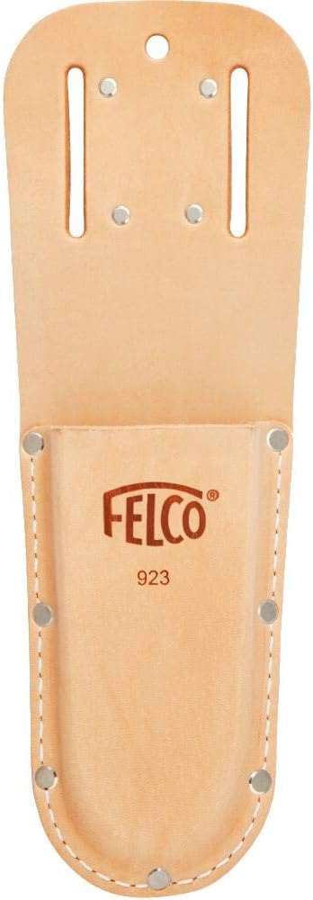 Detalle de FELCO 910 Ledertasche – Ledertasche für Gartenschere, Gürteletui mit Clip & Schlaufe