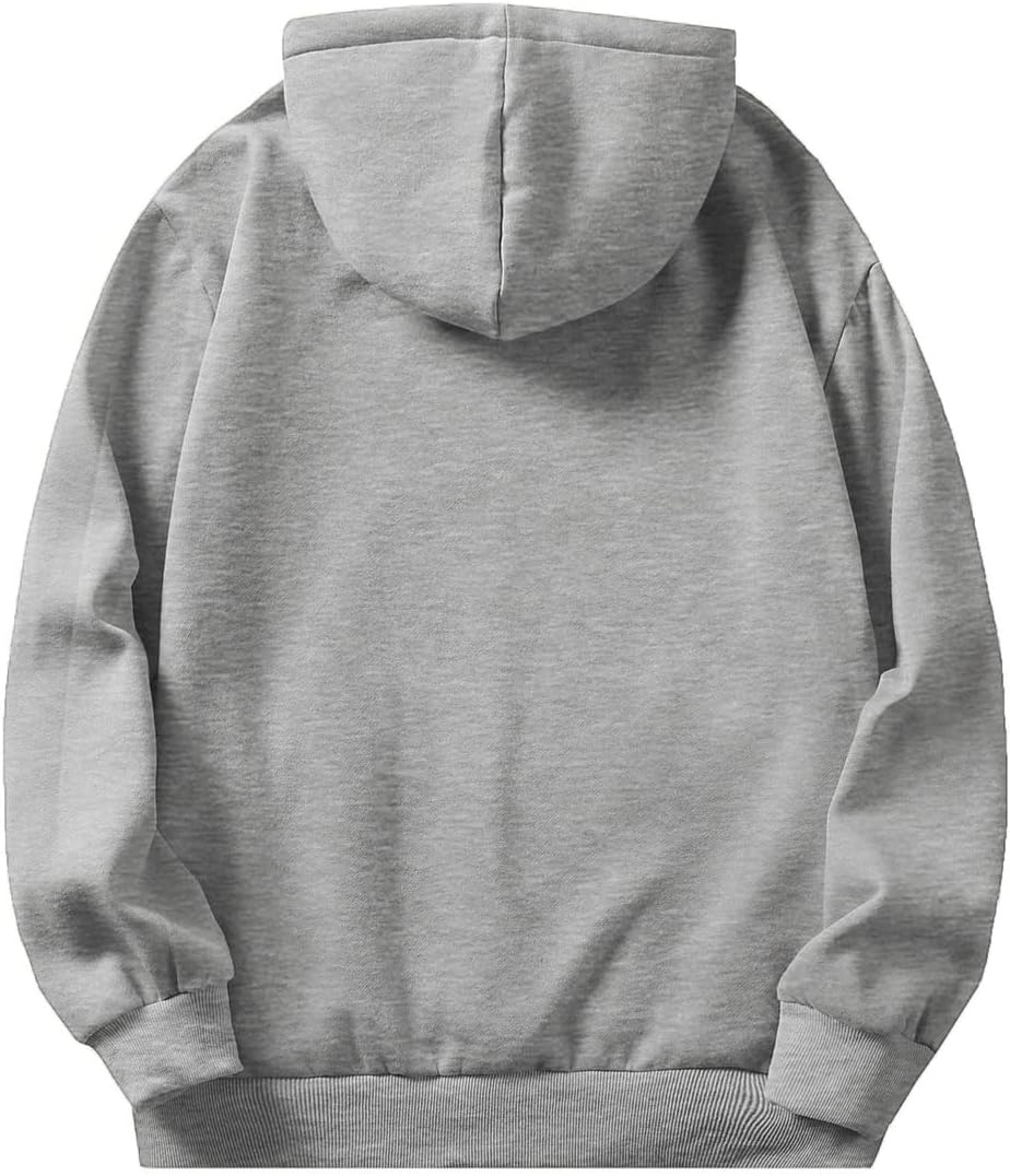 Thumbnail 1 de JMIERR Herren-Hoodie Freizeitpullover mit Kordelzug und Kängurutasche