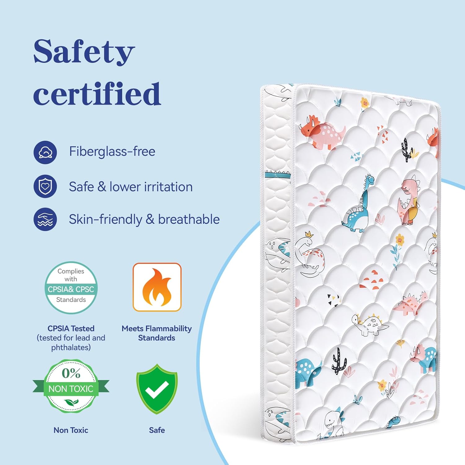 Thumbnail 5 de Letmxiu 5" crib mattress, firm support