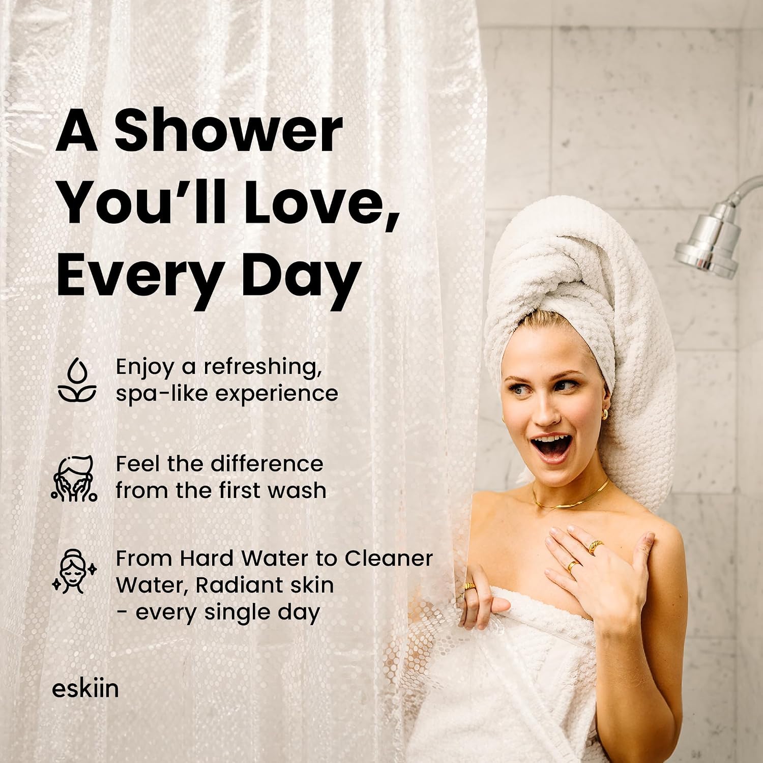 Thumbnail 1 de Eskiin Filtered Showerhead ⚙