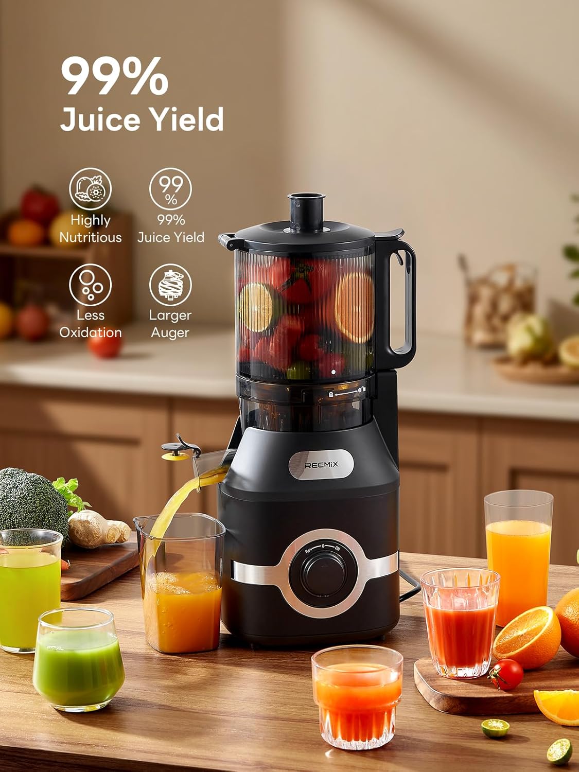 Thumbnail 4 de Cold Press Juicer 300W 140mm feed