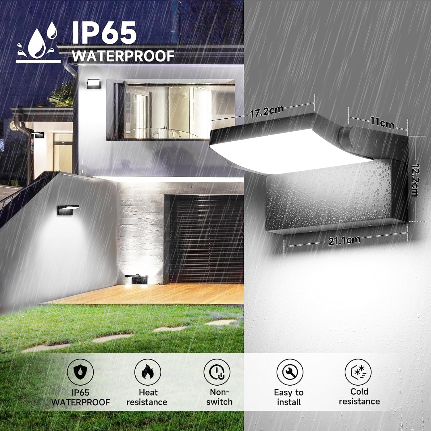 Detalle de GXXG 3 pezzi 40 W applique LED