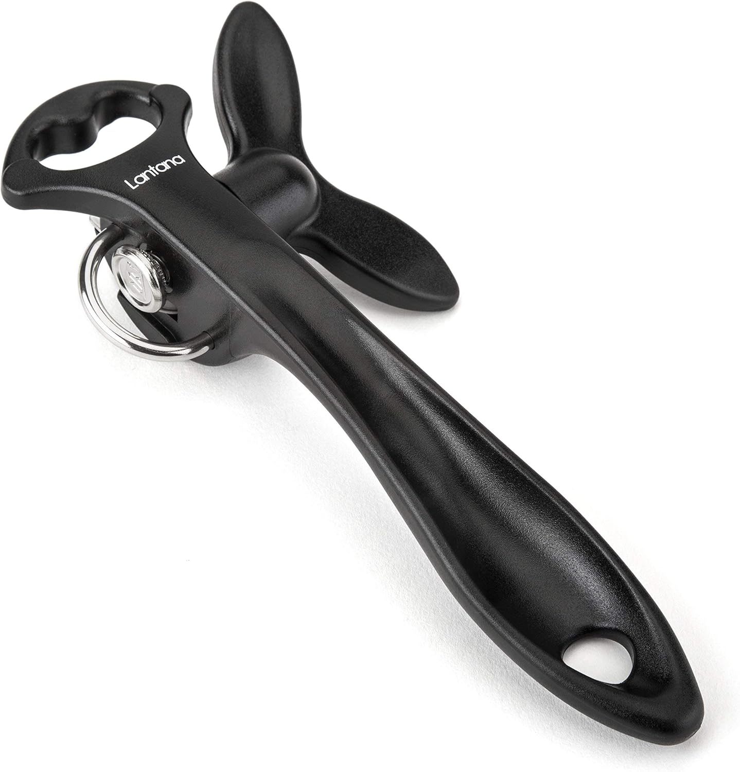 Thumbnail 3 de Lantana can opener with smooth edge & bottle cap lifter (manual safety tin opener) - Black/Stainless Steel