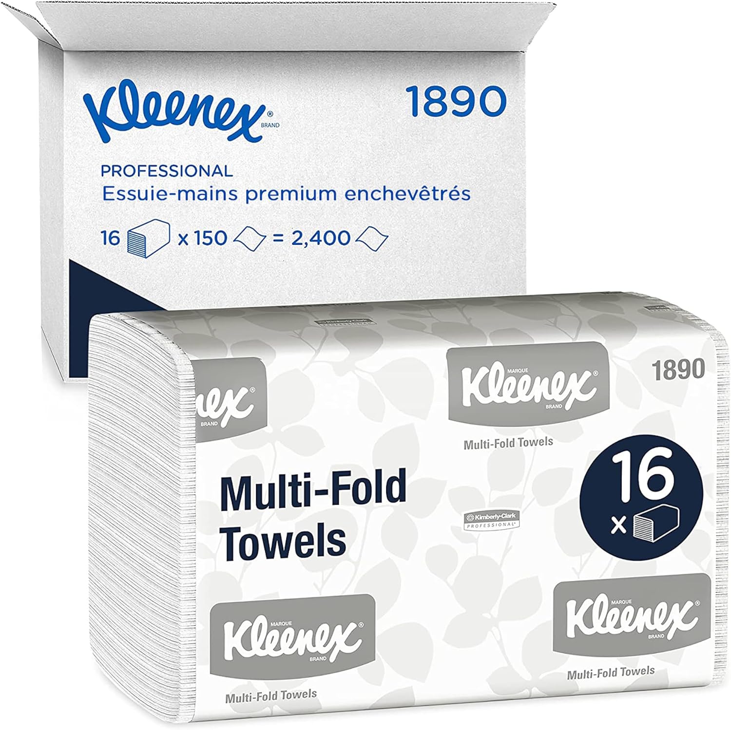 Kleenex Essuie-Mains Enchevêtrés 2400 feuilles 🧻