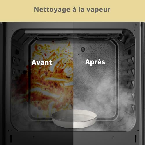 Thumbnail 6 de Comfee CBO60M80M1-BK Four encastrable 60 cm – 60 L, 8 fonctions, friture à air et nettoyage à la vapeur